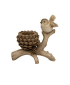 Bird On Branch Tea Light Holder