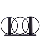 Black Circles Candlestick Holder