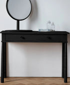 Black Nordic Single Wide Drawer Dressing Table 3