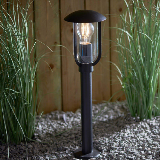 Black Outdoor Standing Post Light - The Farthing