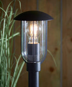 Black Outdoor Standing Post Light - The Farthing