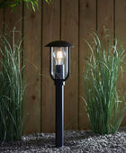 Black Outdoor Standing Post Light - The Farthing