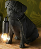 Black Pug Table Lamp1