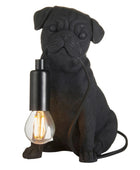 Black Pug Table Lamp 4