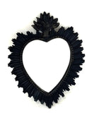 Black Sacred Heart Ornate Mirror 2