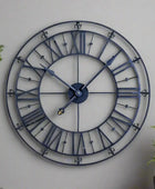 Large decorative clock with Roman numerals on a white background