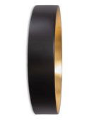 Black & Gold Deep Frame Wall Mirror 5