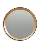 Black & Gold Deep Frame Wall Mirror 1