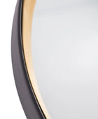 Black & Gold Deep Frame Wall Mirror 66