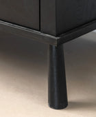 Black Nordic Oak 5 Drawer Chest of Drawers 555