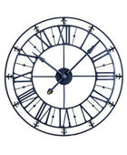 Black Skeleton Wall Clock