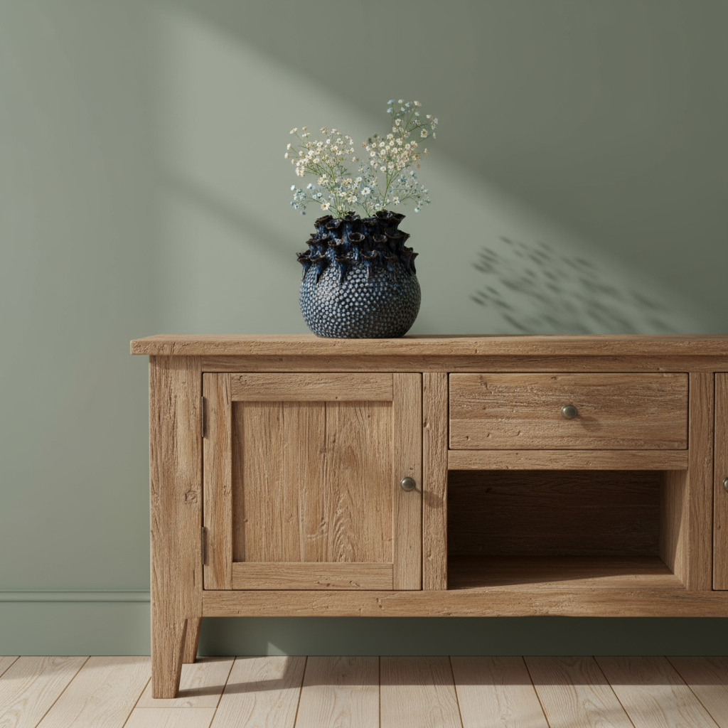 Blue Ceramic Coral Plant Pot