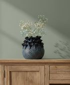 Blue Ceramic Coral Plant Pot 2