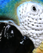 Blue Macaw Parrot Head Wall Decoration