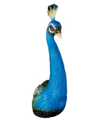 Blue Peacock Head Wall Decoration 1