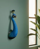 Blue Peacock Head Wall Decoration 3