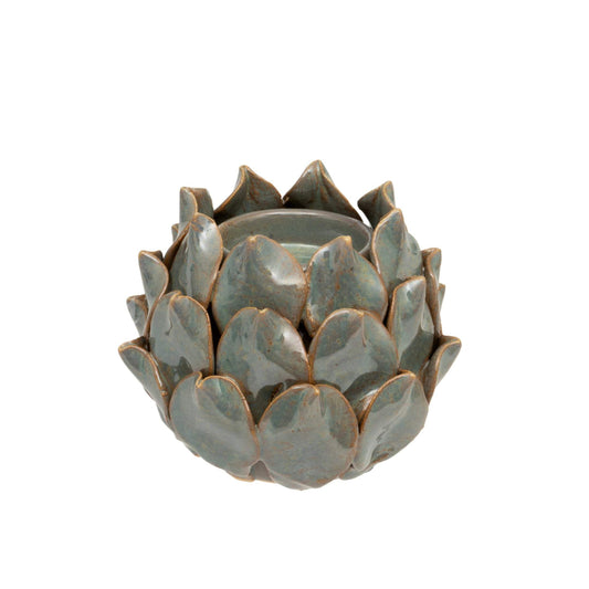 Blue Petals Tea Light Holder - The Farthing