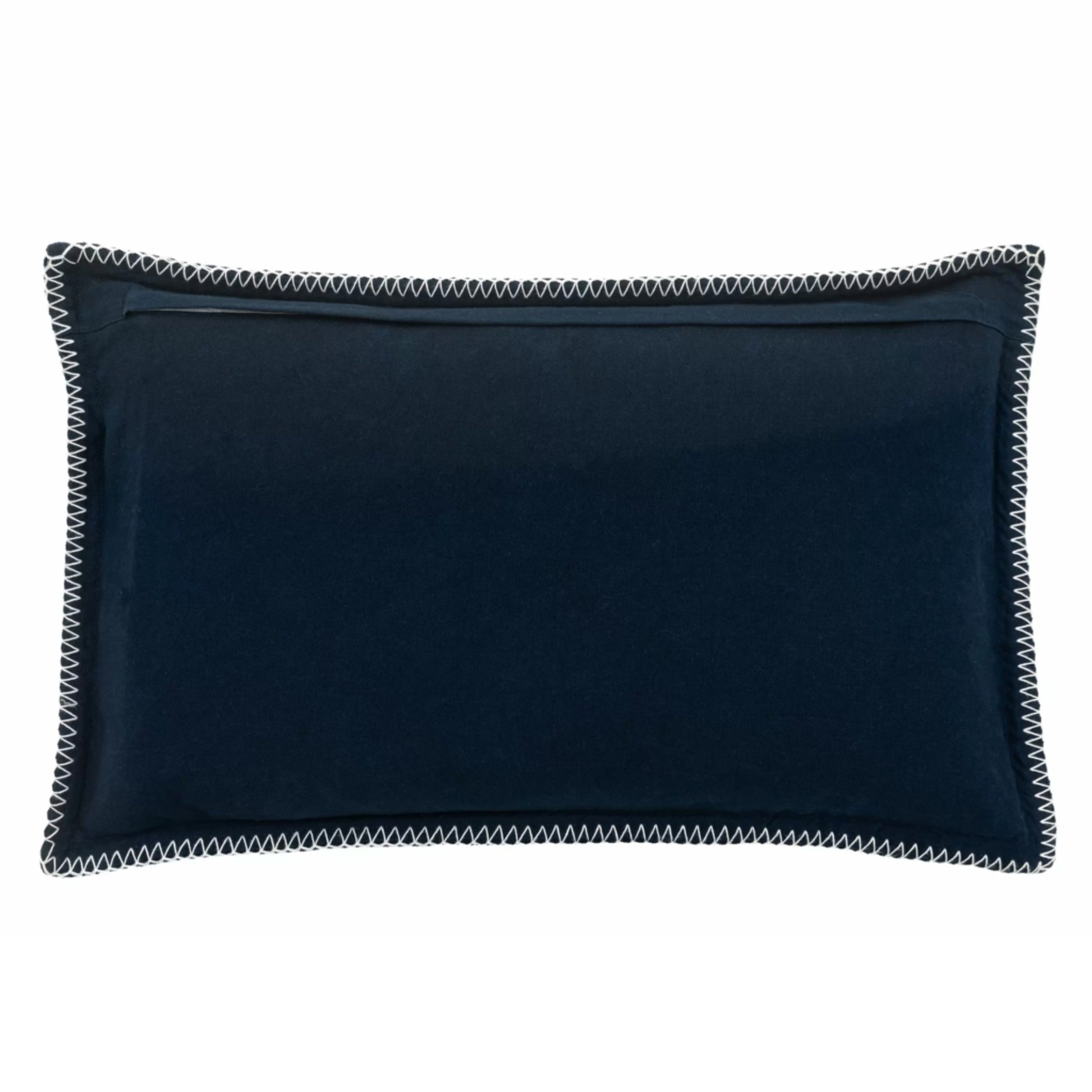 Blue Velvet Joy Festive Cushion 1