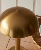 Brass Dome Portable Table Lamp 5