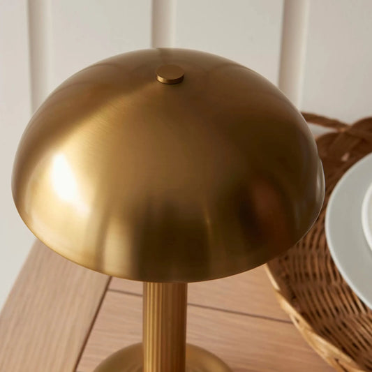 Brass Dome Portable Table Lamp 5