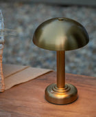 Brass Dome Portable Table Lamp 6