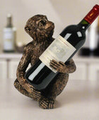 Bronze Monkey Wine Bottle Holder