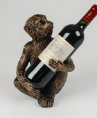 Bronze Monkey Wine Bottle Holder
