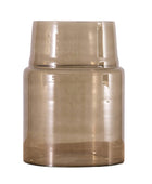 Brown Glass Cylinder Vase - The Farthing