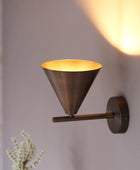 Brushed Antique Bronze Task Wall Light 1