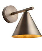 Brushed Antique Bronze Task Wall Light 4