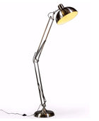 Brushed Steel Desk Style Floor Lamp