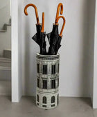 Building Facade Ceramic Umbrella Stand