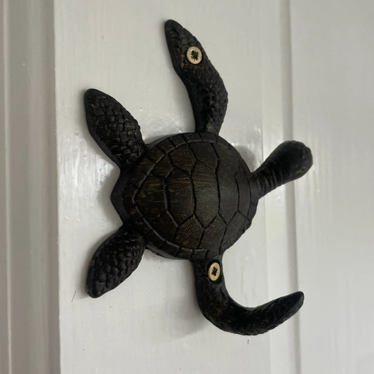 Burnished Bronze Turtle Wall Hook 3