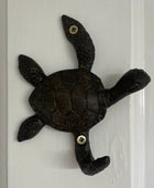 Burnished Bronze Turtle Wall Hook 5