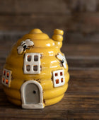 Ceramic Bee House Tea Light Holder 1