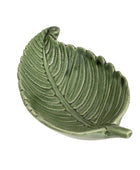 Ceramic Green Leaf Dish