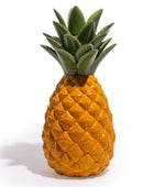 Ceramic pineapple on a white background