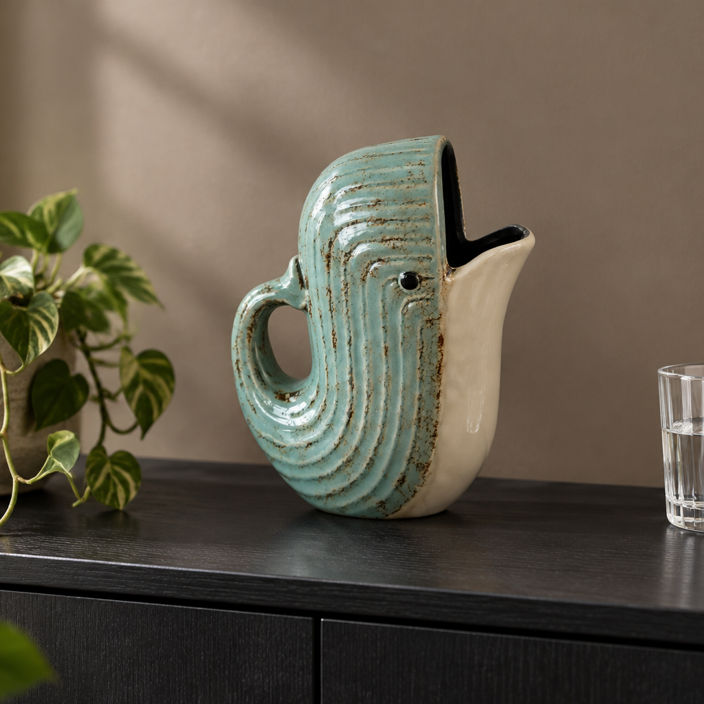 Ceramic Whale Water Jug