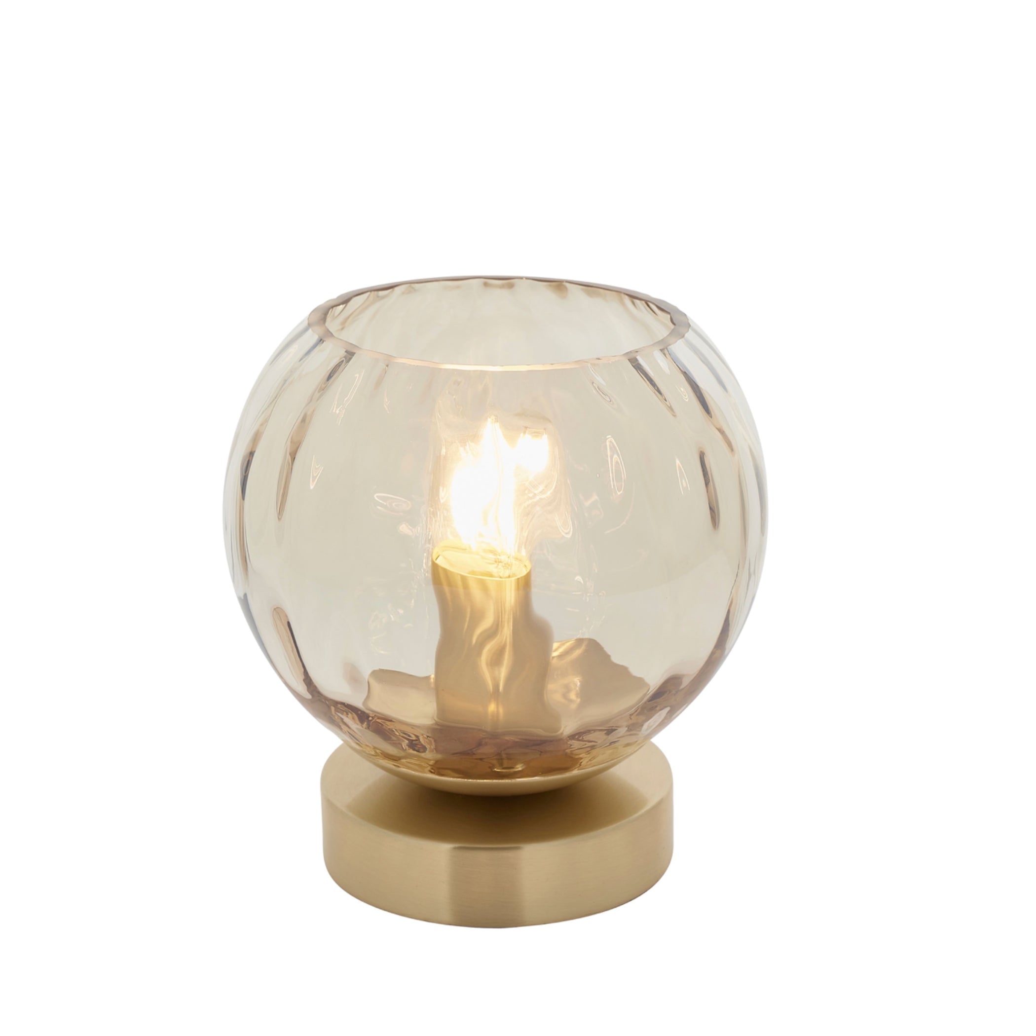 Champagne Lustre Glass Globe Table Lamp 5