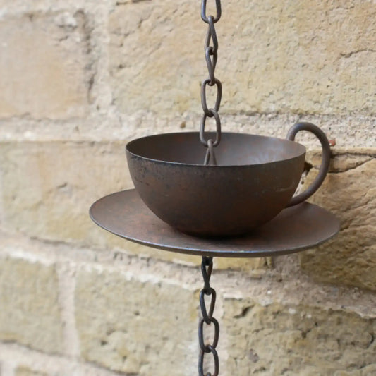 Charming Metal Teapot Rain Chain 66