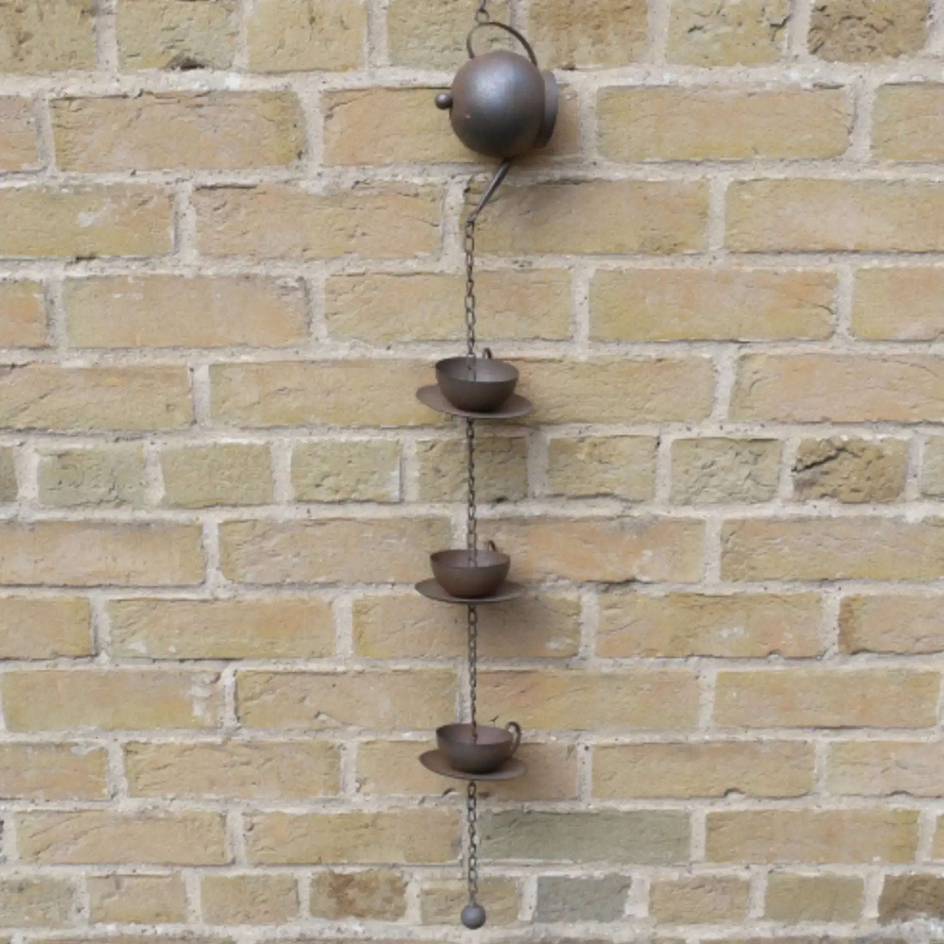 Charming Metal Teapot Rain Chain 44
