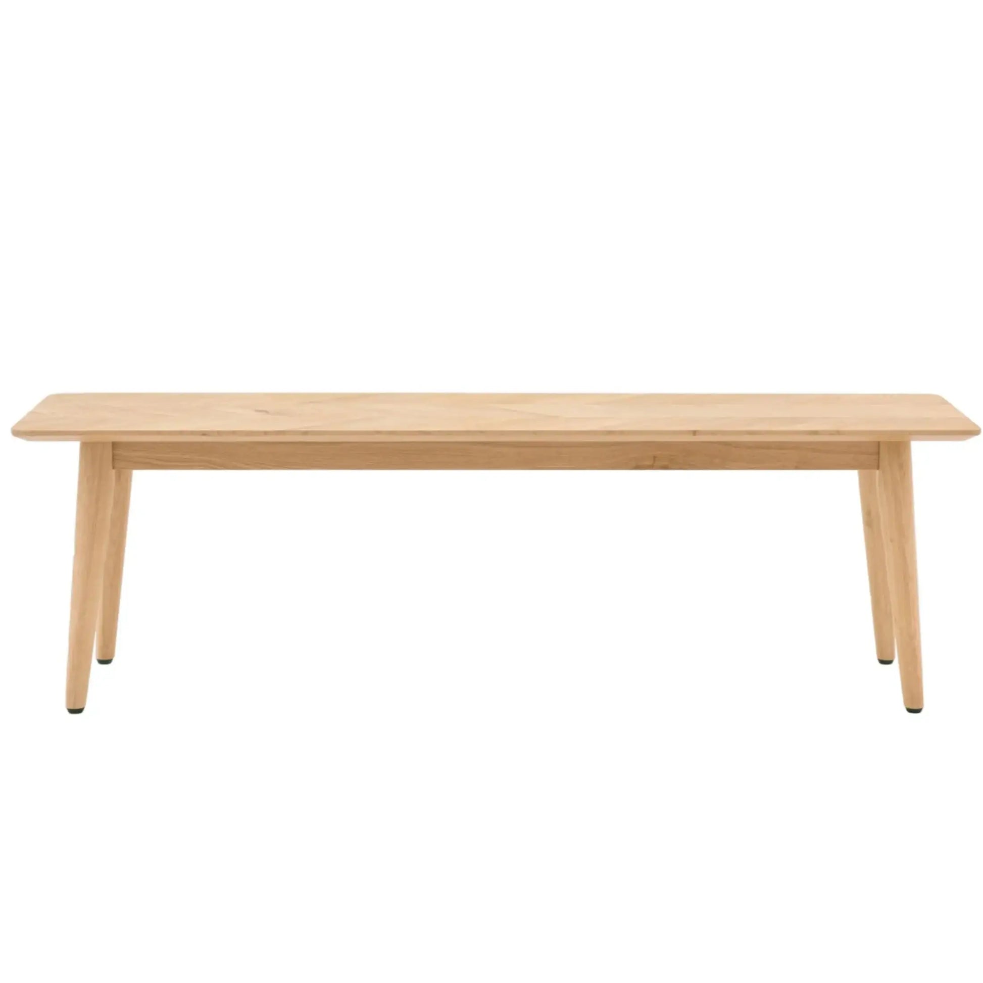 Wooden table on a white background