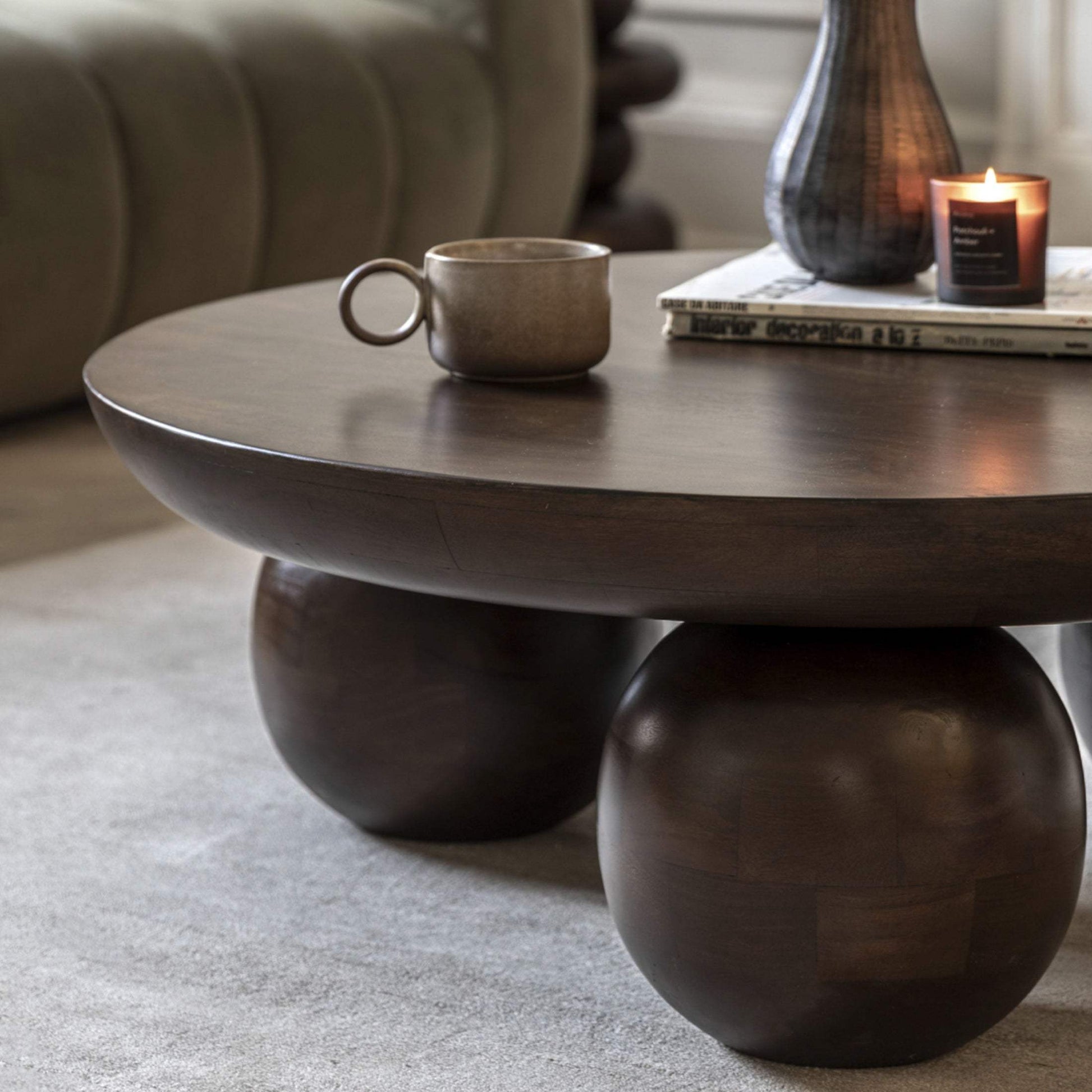 Chunky Mid Century Inspired Coffee Table - The Farthing