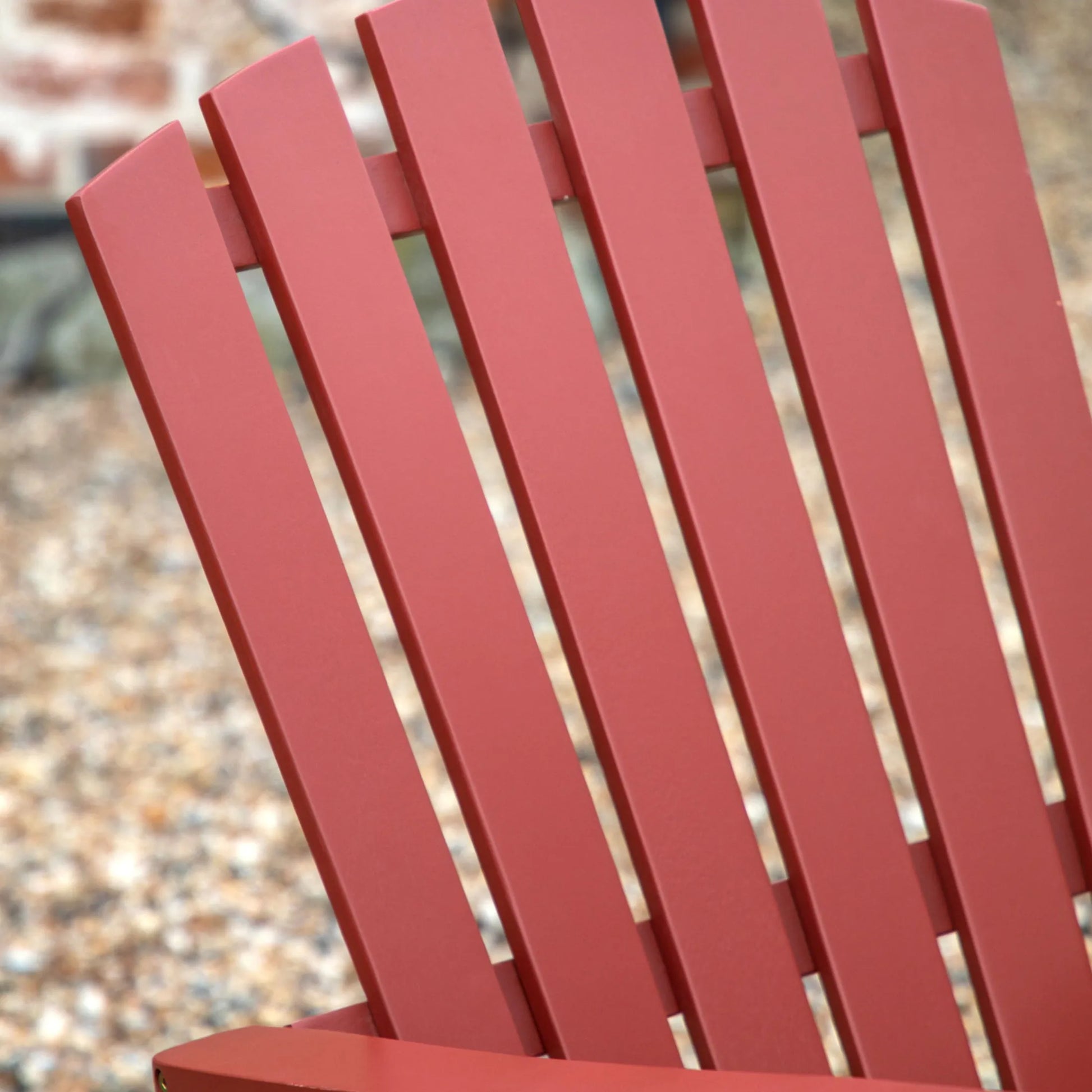 Classic Inspired Garden Lounge Chair in Rust