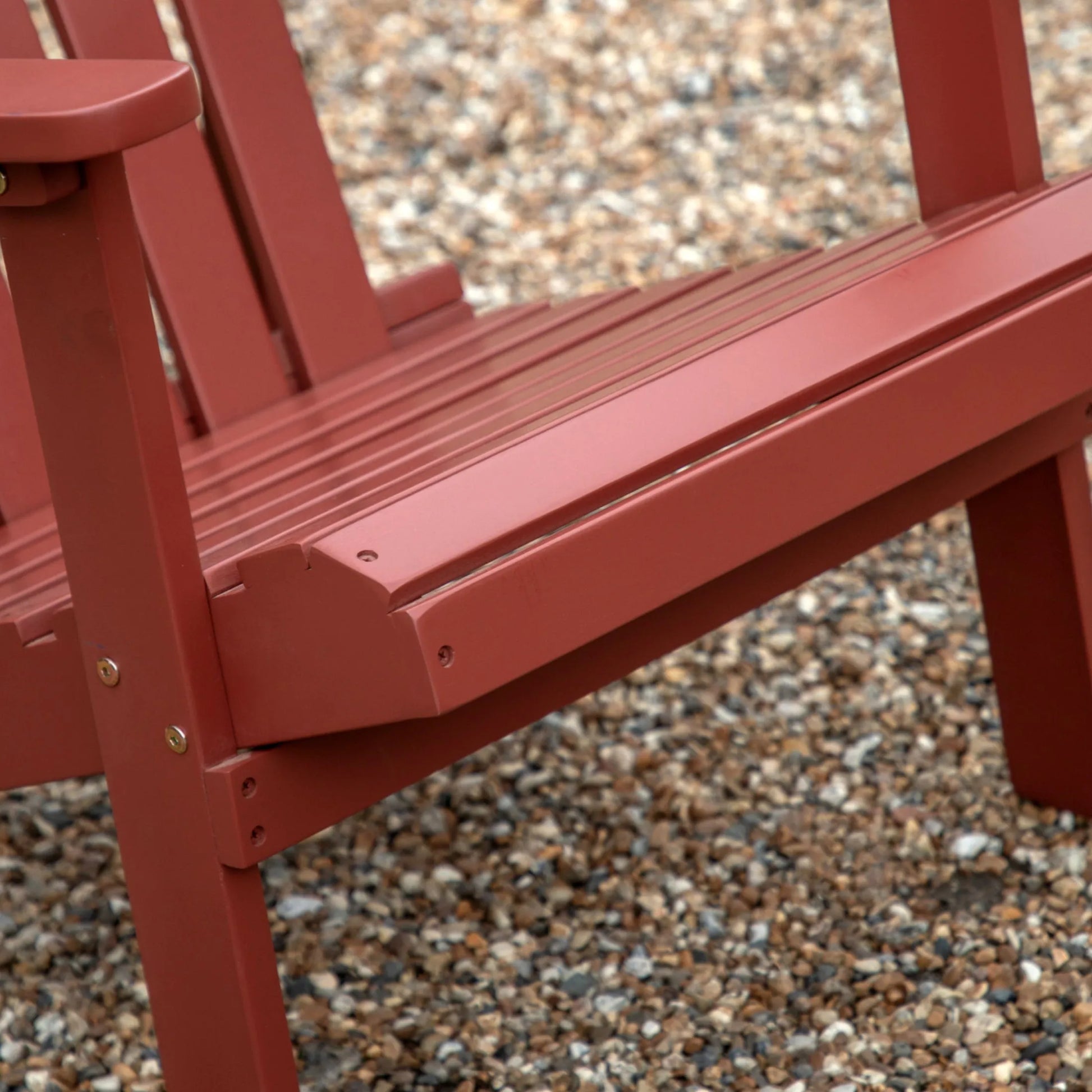 Classic Inspired Garden Lounge Chair in Rust 1