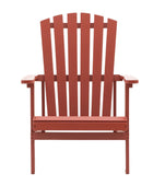 Classic Inspired Garden Lounge Chair in Rust 3