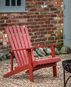 Classic Inspired Garden Lounge Chair in Rust 6