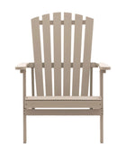 Classic Inspired Garden Lounge Chair in Taupe 4