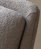 Comfy Dark Grey Linen Armchair 1