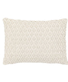 Cream Boho Woven Cushion 1